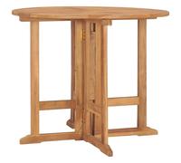 Folding Dining Table Outdoor Dinner Table Coffee Table Solid Teak Wood vidaXL