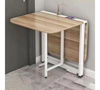 Folding Dining Table Space-Saving Expandable Kitchen Table Drop Leaf Table for Dining Room Living Room Bedroom - Versatile and Fur Solut
