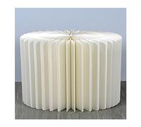 Folding display column, Cardboard Columns Pedestal Stand, Foldable Paper Flower, Display Column With Acrylic Lid(15.75in,8in)