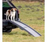 Folding Dog Ramp Trixie Plastic 3-Way Step with TPR Inserts - Protect Pet Joints