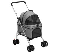 Folding Dog Stroller 76x50x100 cm Oxford Fabric Pushchair Multi Colours vidaXL