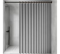 Folding Door Curtain 210 x 200 cm Thermal Noise Reducing Dim Out, Sound, Isolate Oil Smoke Accordion Door, Curtains for Living Room for Room Bedroom Bathroom Living, Grey