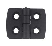 Folding Door Hinge,1 Pcs Small Hinges Black Mini Plastic Bearing Butt Cabinet ABS(40x30)