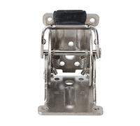 Folding Door Hinge Table Chair Leg Support Self-Locking Metal Extension Bracket Bed Corner Strap Hinges Hardware DIY Materials Accessories(Silver)