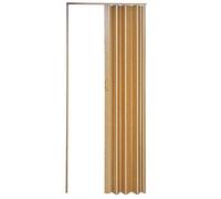 Folding Door Natural Pine Effect PVC Internal Accordion Concertina Sliding Door 12mm Yellow