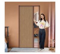 Folding Door No Drilling, Partition Honeycomb Folding Doors for Wardrobe/Kitchen/Office/Hotel/Bedroom, Accordion Folding Bathroom Door(76X190CM)