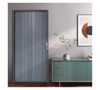 Folding Doors,Custom Aluminum Alloy Folding Door - 80" Accordion Room Divider for Balcony, Warehouse, Basement - Includes Mounting Accessories, Durable and Stylish Metal Gate, Space-Saving