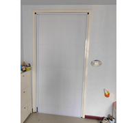 Folding Doors,Custom Size Honeycomb Accordion Door - White Invisible Folding Door with Handle, No-Drill Sliding Closet Doors for Bedrooms, Laundry Room & Kitchen (45.2x83in)