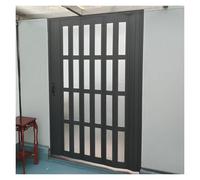 Folding Doors,Customizable PVC Telescopic Folding Doors, 6FT Accordion Sliding Doors with Aluminum Top Rail for Warehouse, Kitchen, Bedroom - Multifold Interior Doors (66x80in)