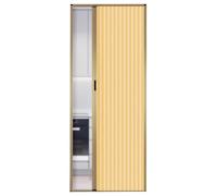 Folding Doors,Customizable Retractable Folding Honeycomb Door - 25" to 67" Wide, with Hardware, Ideal for Home, Apartment, Hotel Sliding Closet Solutions (47x80in)