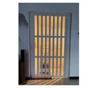 Folding Doors,Extra Wide Multifold Accordion Doors - Folding Sliding Door for Doorway, Bathroom, Room Divider, 190x205cm (74.8x80.7in) - Ideal for Space Saving & Modern Decor