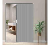 Folding Doors,Heavy-Duty Accordion Door for Doorways & RV Interiors - Pleated Folding & Retractable Screen Door with Low Track Design, Ideal for Bedrooms & Closets (52x95in/132x241cm)