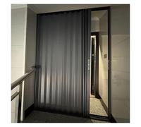 Folding Doors,Sliding Accordion Doors for Restrooms & Kitchens - Metal Room Divider, Indoor Aluminum Alloy Folding Door, Sizes 22"-80", Complete with Accessories (80.7"x80")