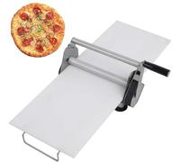 Folding Dough Rolling Machine, 12"/15.5" Stainless Steel Adjustable Thickness Settings, for Pizza, Croissants, Pastry, Biscuit(RS101)