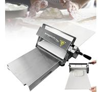 Folding Dough Rolling Machine Stainless Steel Roller for Bakery Pizza,Sheeter Thickness Adjustable(M)