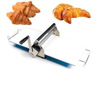Folding Dough Sheeter, Manual Counter Top Pastry Roller Machine with Adjustable Thickness for Commercial and Home Use, 12/15.5 Inch