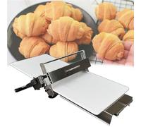 Folding Dough Sheeter Manual Roller Machine, Stainless Steel for Bakeries Pastries with 2 Board, Thickness Adjustable 2.5-25MM, Home and Commercial, Fold, Store, Space-Saving Design(300Type)