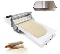 Folding Dough sheeter with 12"/15.5" Boards,Adjustable Thickness 0.5-17.5mm/0.5-27mm, for Making Fudge Crust, Pizza(Rs201)