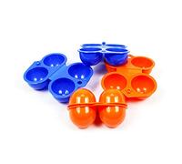 Folding Eggs Box Reusable Plastic Camping Outdoor Egg Box Container Keeper Storage Hard Case 2 Grid Eggs Carrier Container Case Cost-effective and