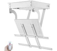 Folding Electric Ceiling TV Mount, flip down Telescopic Electric Lift with Remote Control, lift cabinet for TV Flat Screens (41.7-69.6 In) Ceiling TV Mount