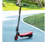 Homcom Folding Electric Scooter E Scooter With Led Headlight For Ages 7-14, Red, Red