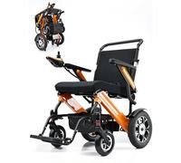 Folding Electric Wheelchairs for Adults and Elderly, 500W Motor All-Terrain Foldable Power Wheelchair with Ergonomic Seat Cushion, Lightweight and Portable for Travel & Daily Use