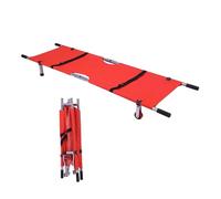 Folding Emergency Stretcher with Casters and Handle for Secure Patient Transport