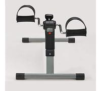 Folding Exercise Bike Portable Home Pedal Exerciser Rehabilitation Machine,Grey