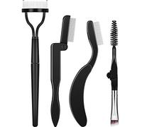 Folding Eyebrow Comb Eyelash Separator Eyebrow Eyelash Grooming Brush for Making Up Supplies Style A, 4 Pieces