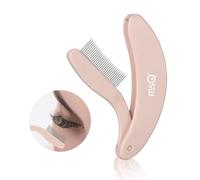 Folding Eyelash Comb Eyelash Separator Arc Designed Eyebrow Grooming Brush