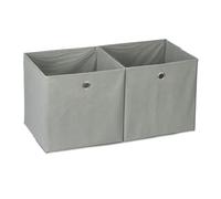 Folding fabric storage box for shelves, box, collapsible, 9 litres, 650 g