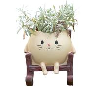 Folding Face - Displaced | Pretty Resin with a Cat Shape | Decorative House for Home, Entrance, Living Room, Window Wrap, Patio, Interior