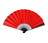 Folding Fan, Fabric Chinese Vintage Fan for Women, Retro Waterproof 25 cm Fan for Church Dance Decoration