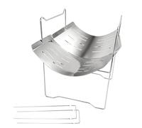 Folding Fire Stand | Portable Stainless Steel Camping Stove Stand and Fire Pit Stand - For Picnic Hiking Beach Road Trips Home Garden Patio