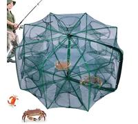 Folding Fishing Bait Trap Folding Fishing Trap Folding Fishing Nets | Efficient Fishing Bait Trap Portable Foldable Fishing Trap 8 Hole Lobster Fish Trap