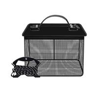 Folding Fishing Net Fishing Protection Live Fish Bucket Portable Mesh Fishing Net Storage Cage Fish Protector Withstand Fish Guardian