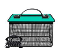 Folding Fishing Net Fishing Protection Live Fish Bucket Portable Mesh Fishing Net Storage Cage Fish Protector Withstand Fish Guardian