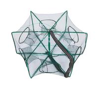 Folding Fishing Trap: Durable Nylon Net, Reliable Tool for Fixing Rope | Catch Crabs Marine Life Practical Accessory Lightweight Easy to Carry Tackle