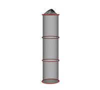 Folding Fishing Trap, Foldable Fishing Basket Net Storage Cage Multiple Sizes