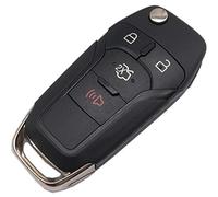 Folding Flip Key Fob Shell Case Fit for 2013 2014 2015 Ford Fusion N5F-A08TAA 164-R7986 Keyless Entry Remote Car Key Fob Cover (1)