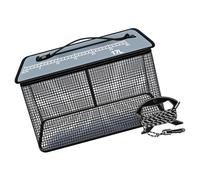 Folding Floating Fish Basket Live Protector With 5M Rope Fast Drying Thickened Fishing Fishing Net Cage Folding
