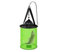 Folding Floating Fishing Basket, Foldable and Sturdy Bait Net | Live Bait Bucket, For Trout Pike Fresh Water Deep Sea Boat Surfing Coastal Offshore Pond River