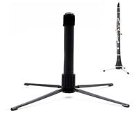 Folding Flute Stand - Metal 14 x 2 x 2 cm | Tripod Instrument | Stand for Flutes | Musical Tripod for Flute, Recorders, Music Room, Practice and Stage