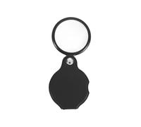 Folding Fold Away Pocket Magnifying Glass Magnifier Lens 3X Magnification Folding Leather Case Magnifying Glass