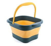 Folding Foot Bathtub - Foot Bath Basin with Foot Massager and Handle - Pedicure Foot Spa for Feet Stress Relief, Foldable Foot Bath Bucket Tub, Pedicure Foot Soak Bath