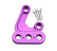 Folding Foot Pegs Foot Pedals Springs Motocross CNC Foot Pegs Fixing Bracket Rests Pedal Mount Support Bracket Fit For Surron Light Bee X S Fit For Segway X160 X260(Purple Right Bracket)