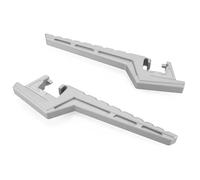 Folding Foot Pegs Foot Pegs Fit For Surron Light Bee X/S X/L1E Passenger Foot Peg Extensions Extended Footpegs Bike Dirt Bike Off-Road(Silver)