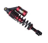Folding Foot Pegs Foot Pegs Universal Motorcycle Nitrogen Air Shock Absorber Rear Suspension Fit For Yamaha ATV Quad Fit For BWS X-MAX Aerox(Red)