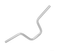 Folding For Bike Handlebar Aluminium Alloy 25.4mm x 580mm High Rise 120mm/160mm Compatible with City For Bicycle Cycling Components Black Silver(25.4 * 580 * 160mm Silver)