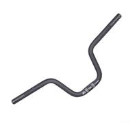 Folding For Bike Handlebar Aluminium Alloy 25.4mm x 580mm High Rise 120mm/160mm Compatible with City For Bicycle Cycling Components Black Silver(25.4 * 580 * 160mm black)